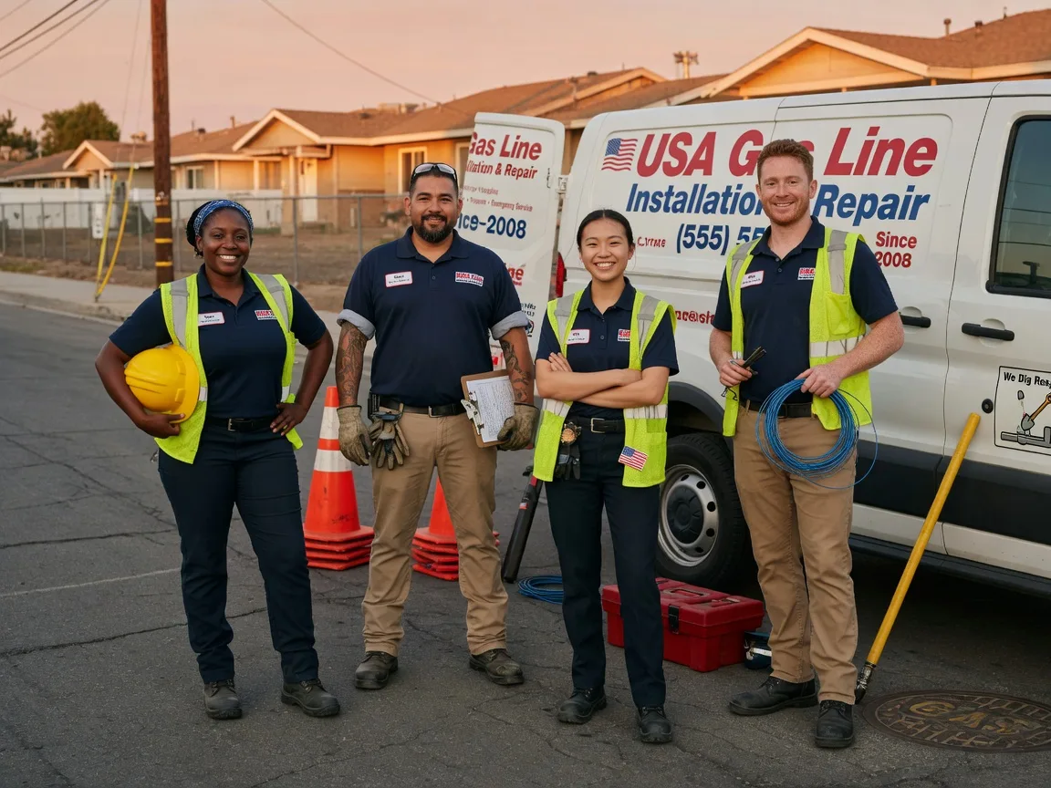 Gas Line Installation company in Hope, ME